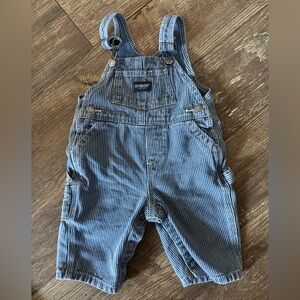 OshKosh B'gosh Classic Blue Pinstripe Overalls